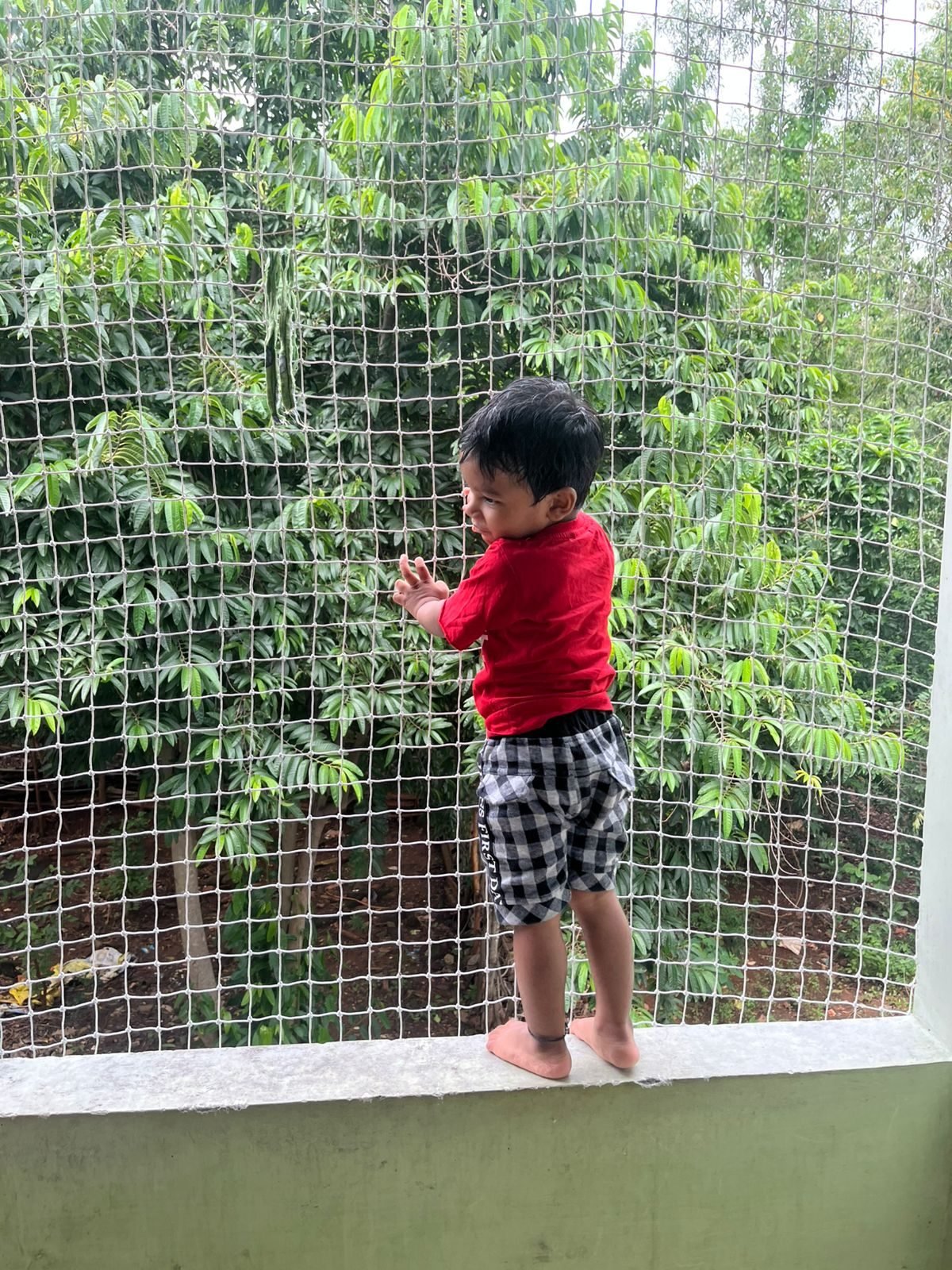 Children Safety Nets installation in Hyderabad by Jhansi