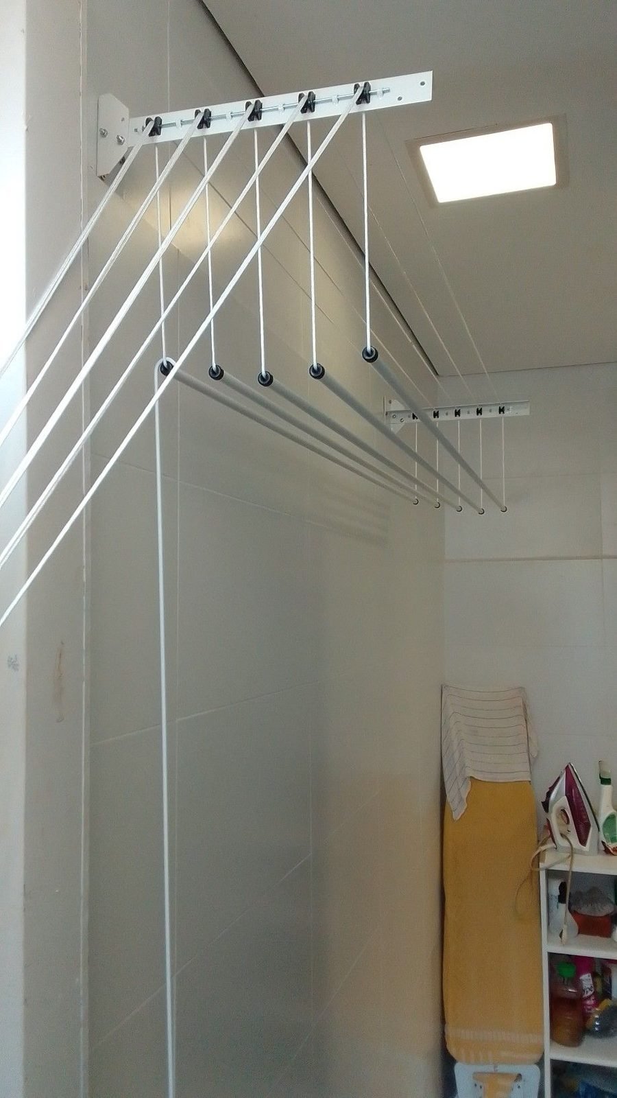 Cloth Hangers installation photo by Jhansi, Hyderabad